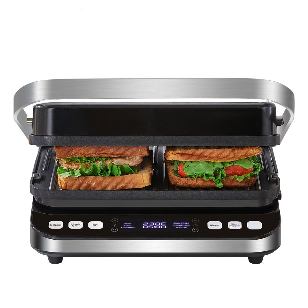 Electric Contact Grill Digital Griddle - Ellehcor Decor