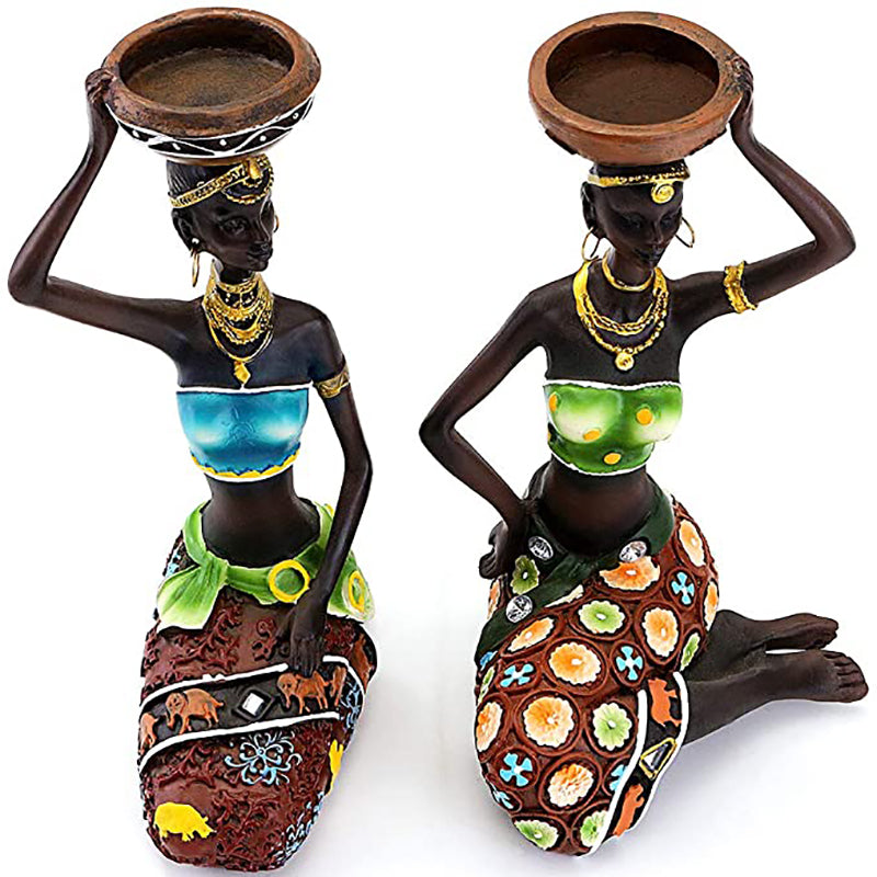 Candleholder African Figurines